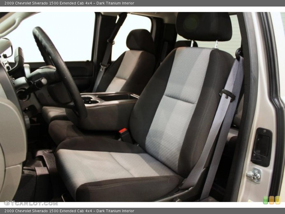 Dark Titanium Interior Photo for the 2009 Chevrolet Silverado 1500 Extended Cab 4x4 #48654776
