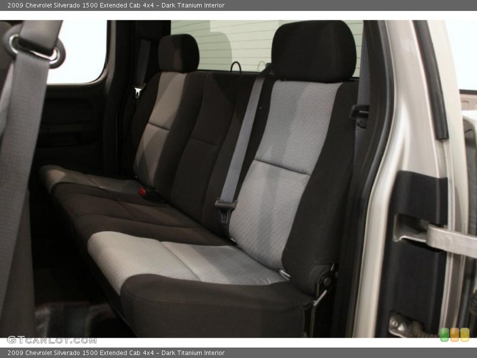 Dark Titanium Interior Photo for the 2009 Chevrolet Silverado 1500 Extended Cab 4x4 #48654841