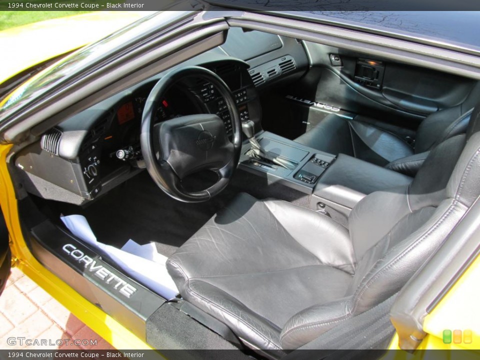 Black Interior Photo for the 1994 Chevrolet Corvette Coupe #48654847
