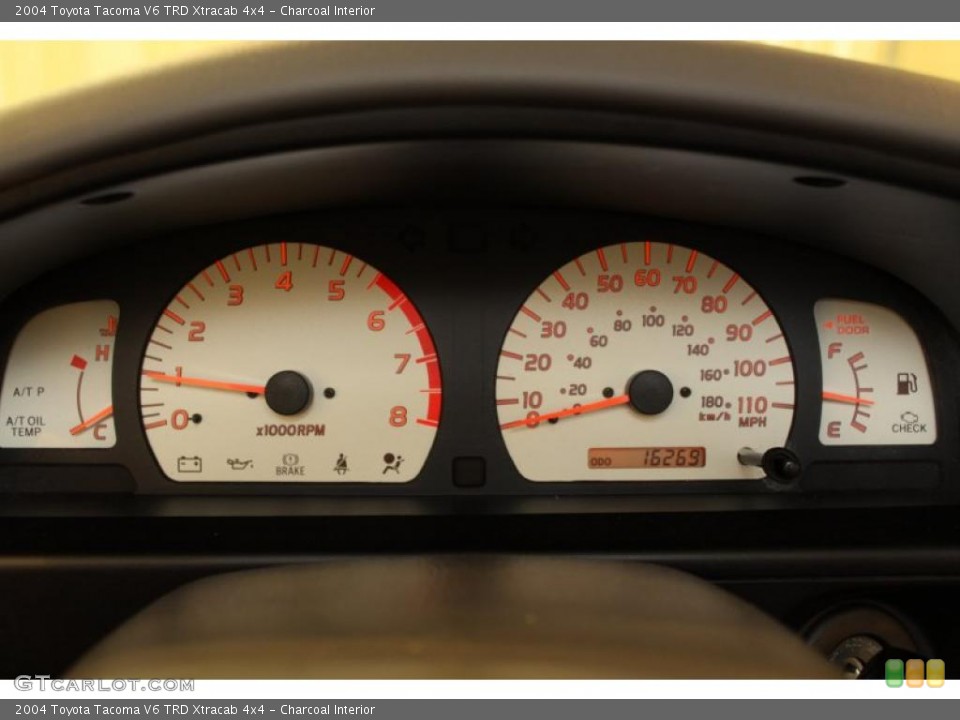 Charcoal Interior Gauges for the 2004 Toyota Tacoma V6 TRD Xtracab 4x4 #48655588