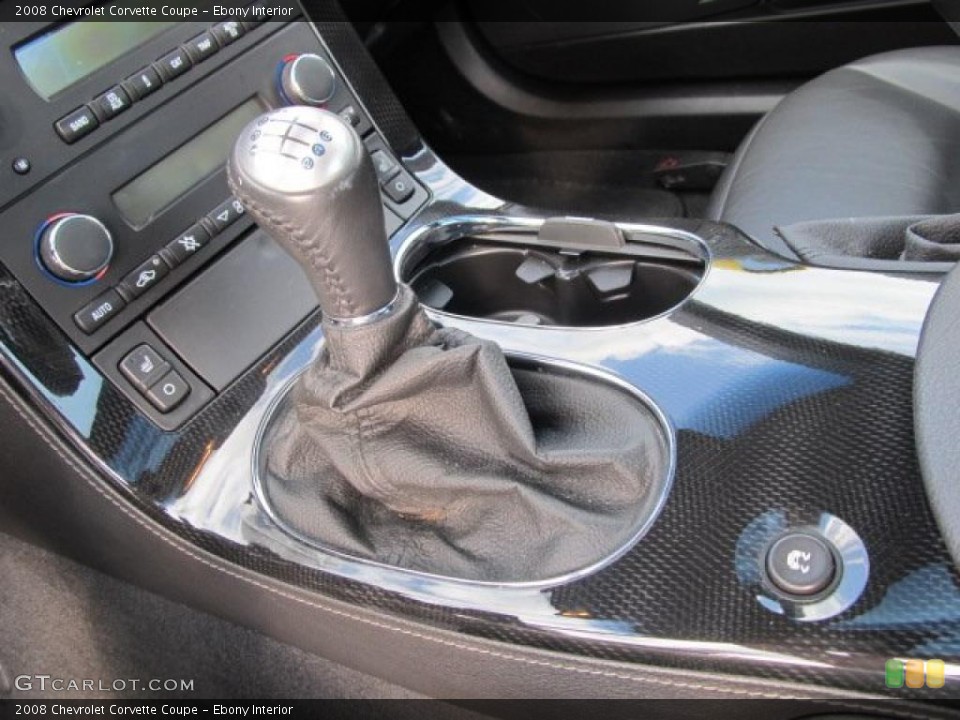 Ebony Interior Transmission for the 2008 Chevrolet Corvette Coupe #48657073