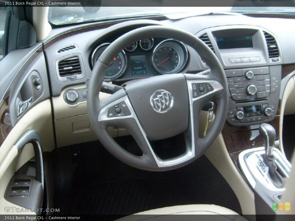 Cashmere Interior Steering Wheel for the 2011 Buick Regal CXL #48659731