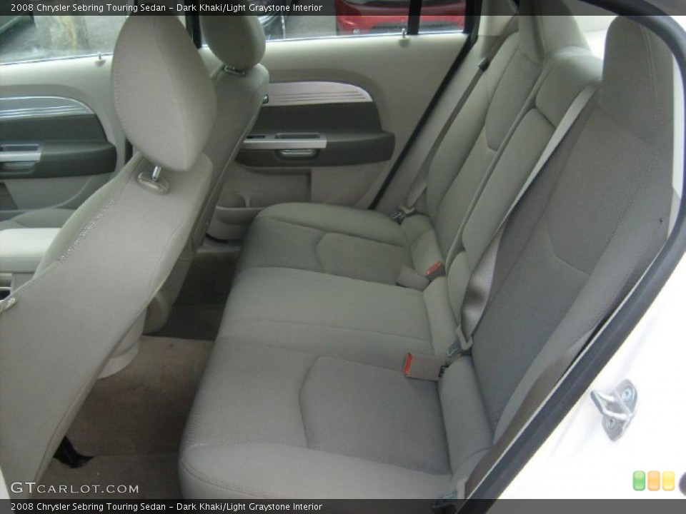 Dark Khaki/Light Graystone Interior Photo for the 2008 Chrysler Sebring Touring Sedan #48660370