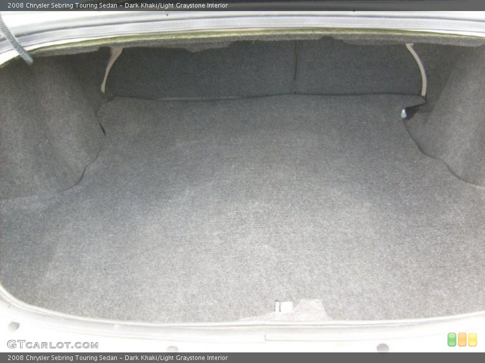 Dark Khaki/Light Graystone Interior Trunk for the 2008 Chrysler Sebring Touring Sedan #48660385