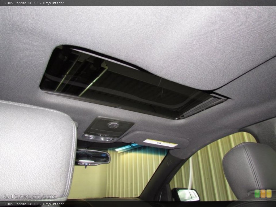 Onyx Interior Sunroof for the 2009 Pontiac G8 GT #48661258