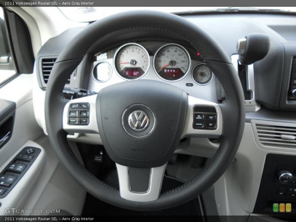 Aero Gray Interior Steering Wheel for the 2011 Volkswagen Routan SEL #48661567