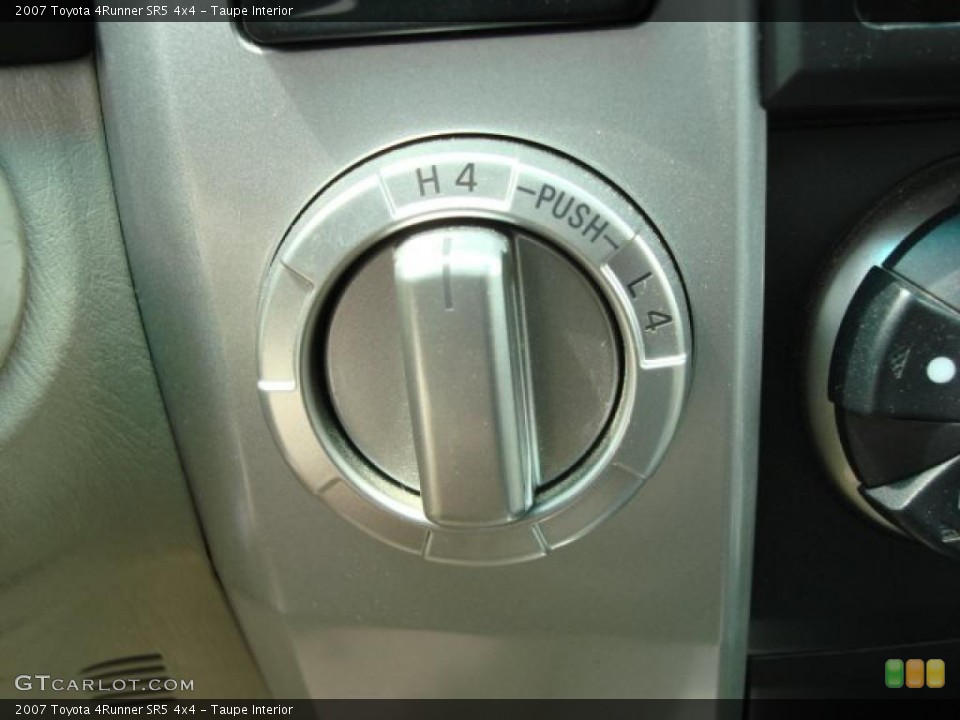 Taupe Interior Controls for the 2007 Toyota 4Runner SR5 4x4 #48664284