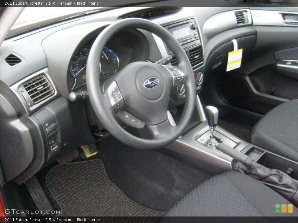 Black Interior Photo for the 2011 Subaru Forester 2.5 X Premium #48664862