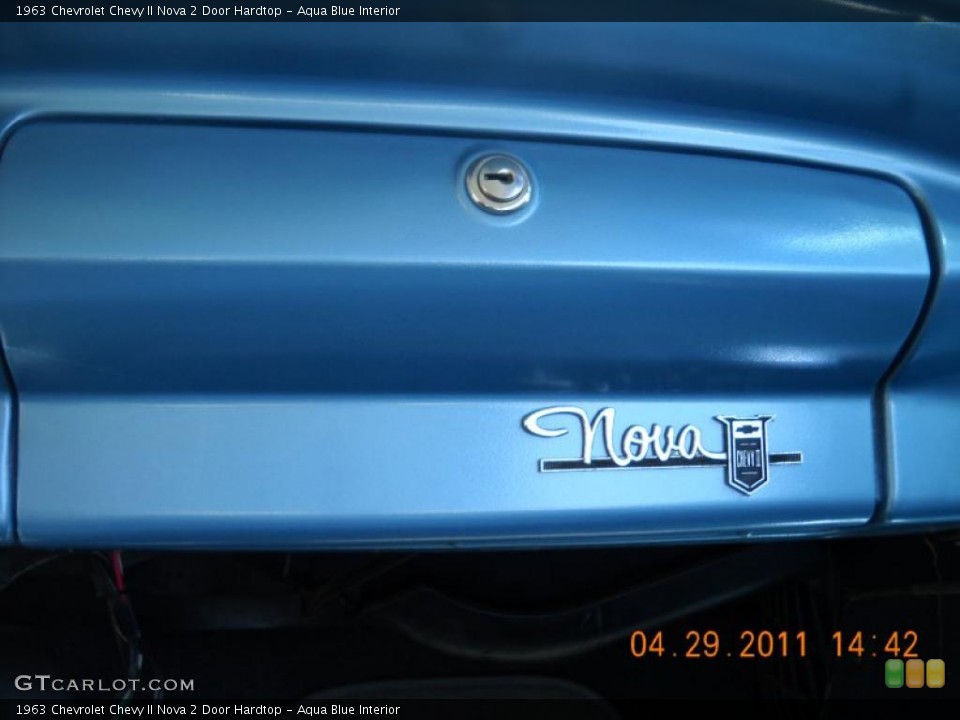 Aqua Blue Interior Photo for the 1963 Chevrolet Chevy II Nova 2 Door Hardtop #48664977