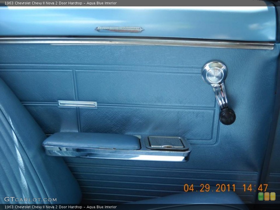 Aqua Blue Interior Photo for the 1963 Chevrolet Chevy II Nova 2 Door Hardtop #48665085
