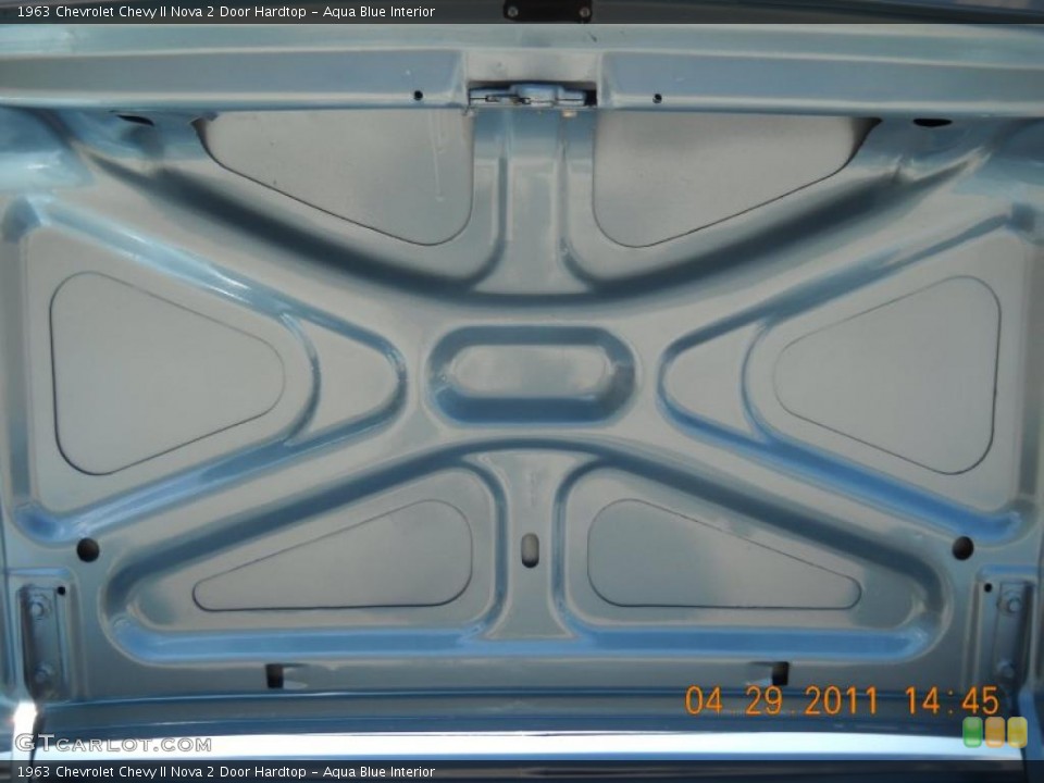 Aqua Blue Interior Trunk for the 1963 Chevrolet Chevy II Nova 2 Door Hardtop #48665226