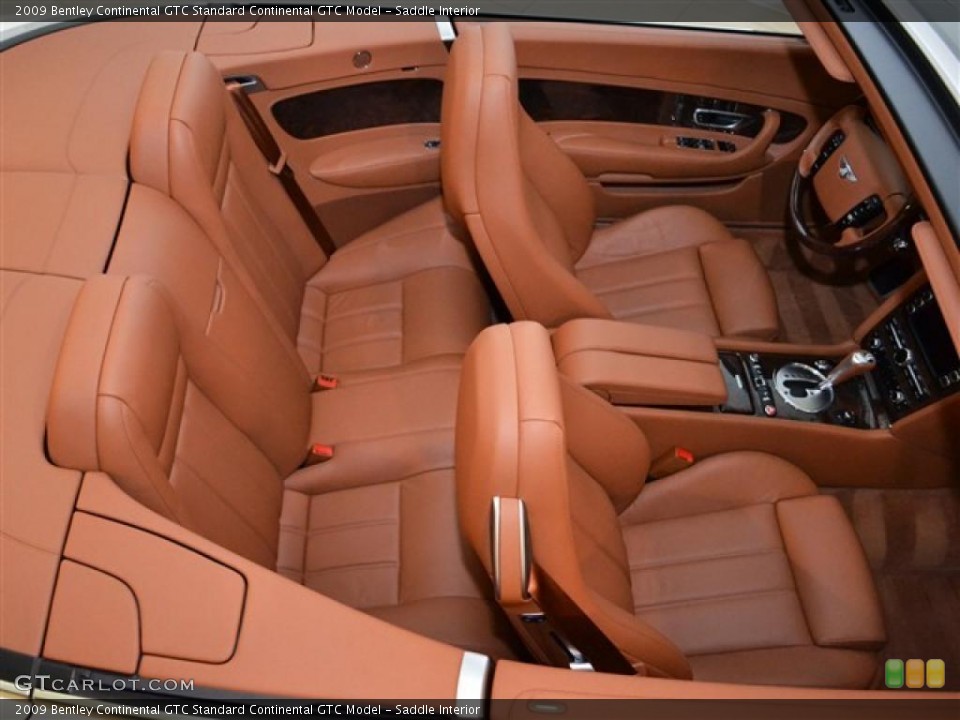 Saddle Interior Photo for the 2009 Bentley Continental GTC  #48666174