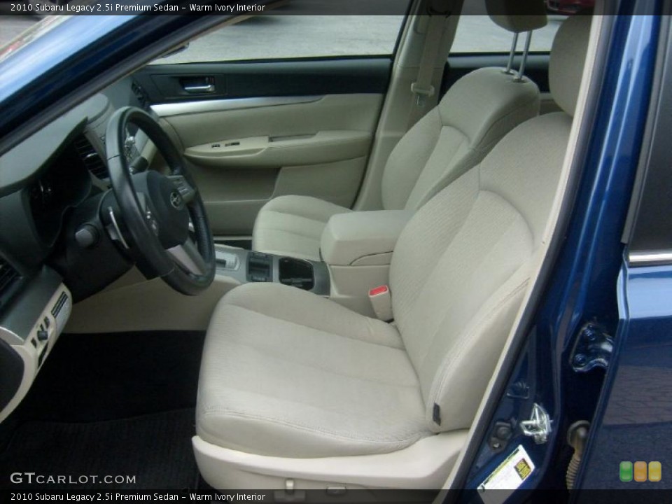 Warm Ivory Interior Photo for the 2010 Subaru Legacy 2.5i Premium Sedan #48666924