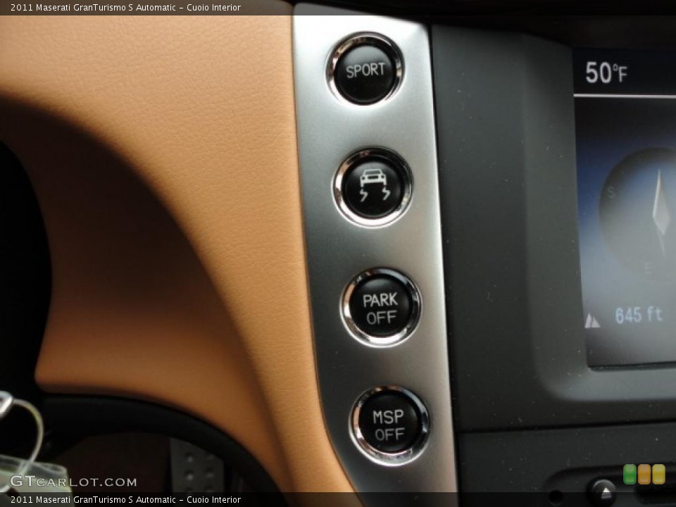 Cuoio Interior Controls for the 2011 Maserati GranTurismo S Automatic #48667092