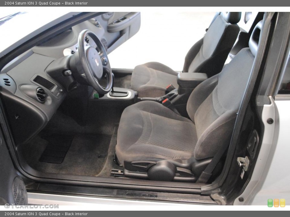 Black Interior Photo for the 2004 Saturn ION 3 Quad Coupe #48672792