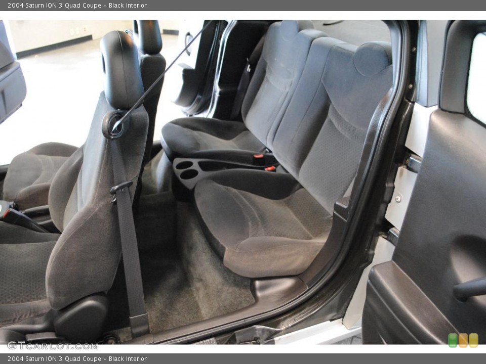Black Interior Photo for the 2004 Saturn ION 3 Quad Coupe #48672819