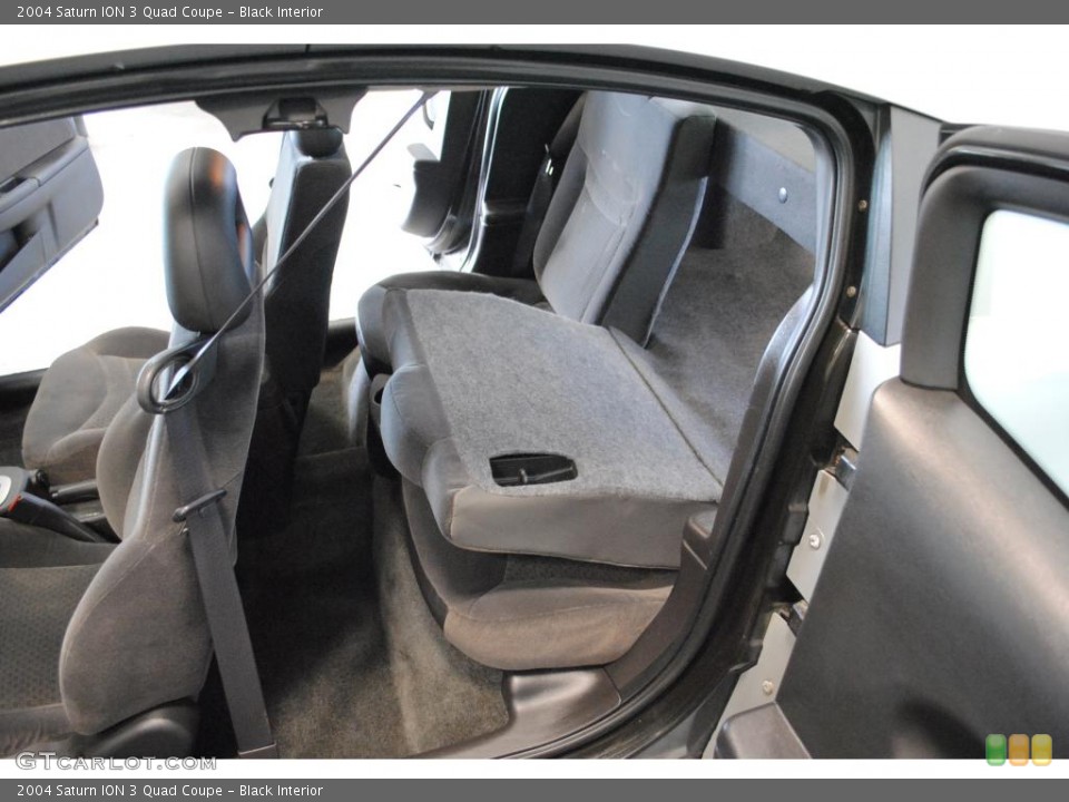 Black Interior Photo for the 2004 Saturn ION 3 Quad Coupe #48672838