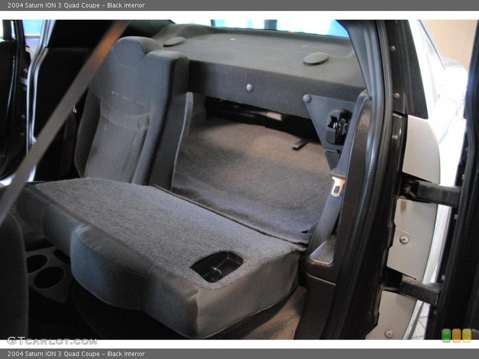 Black Interior Photo for the 2004 Saturn ION 3 Quad Coupe #48672858