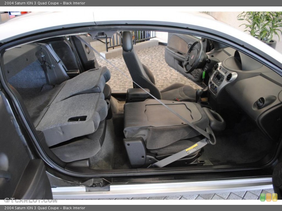 Black Interior Photo for the 2004 Saturn ION 3 Quad Coupe #48672963