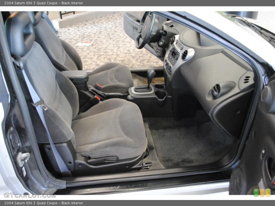 Black Interior Photo for the 2004 Saturn ION 3 Quad Coupe #48672996