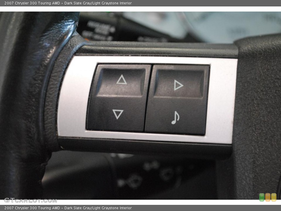 Dark Slate Gray/Light Graystone Interior Controls for the 2007 Chrysler 300 Touring AWD #48673550