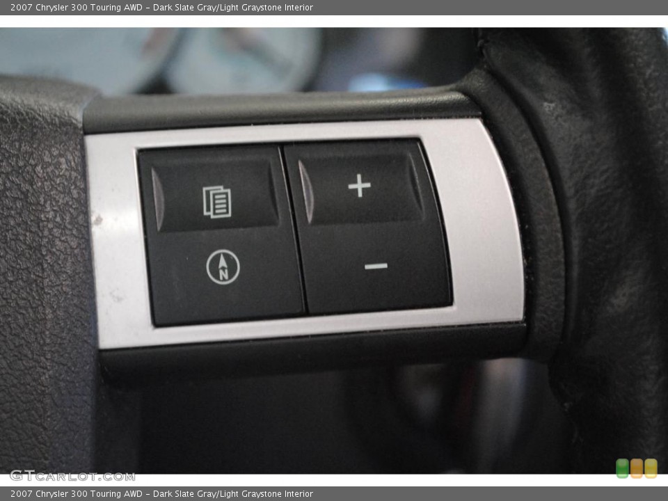 Dark Slate Gray/Light Graystone Interior Controls for the 2007 Chrysler 300 Touring AWD #48673569