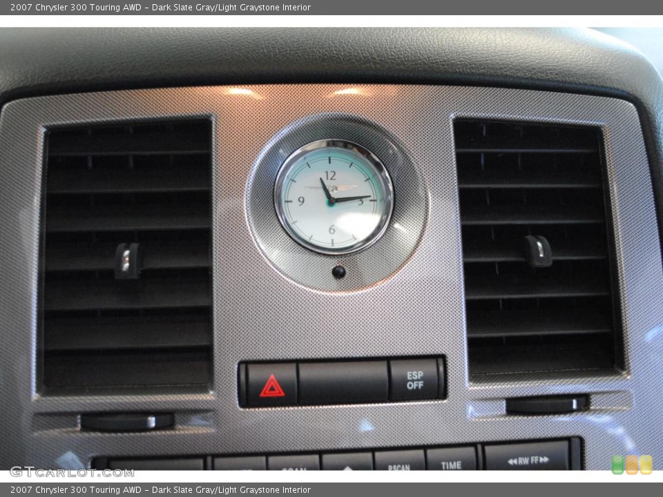 Dark Slate Gray/Light Graystone Interior Controls for the 2007 Chrysler 300 Touring AWD #48673614