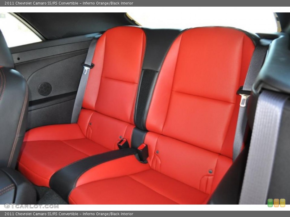 Inferno Orange/Black Interior Photo for the 2011 Chevrolet Camaro SS/RS Convertible #48674580