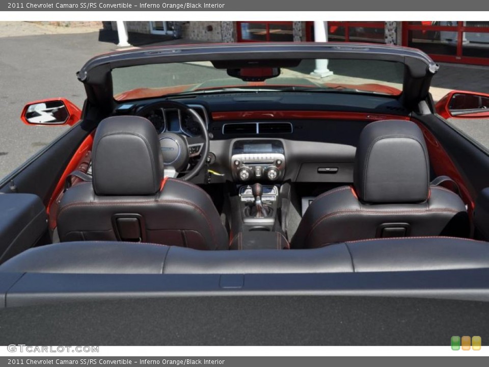 Inferno Orange/Black Interior Photo for the 2011 Chevrolet Camaro SS/RS Convertible #48674811