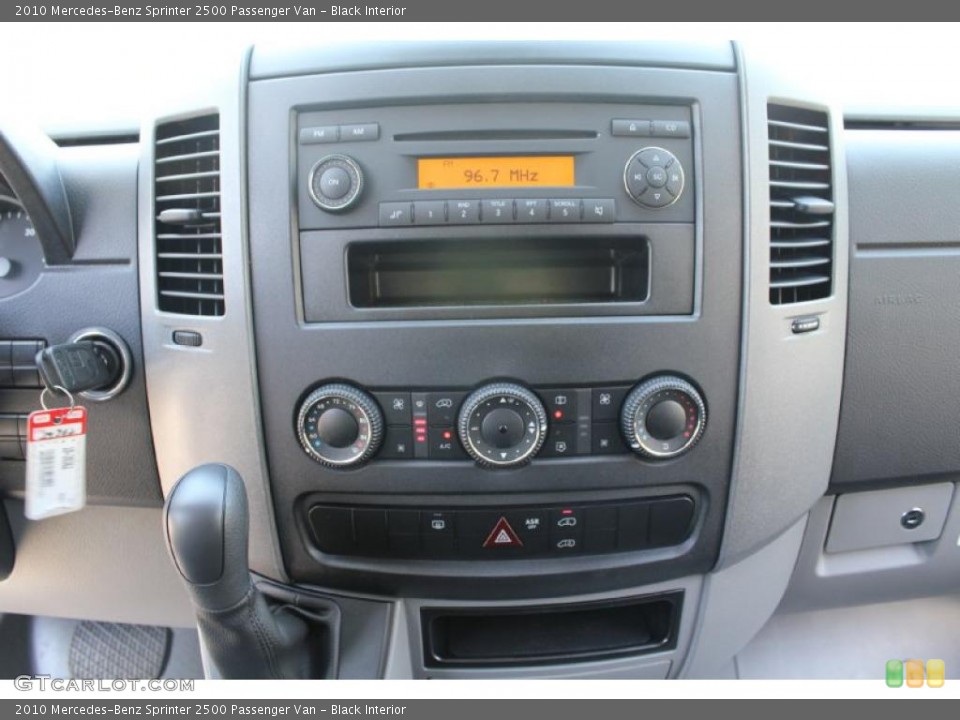 Black Interior Controls for the 2010 Mercedes-Benz Sprinter 2500 Passenger Van #48675003