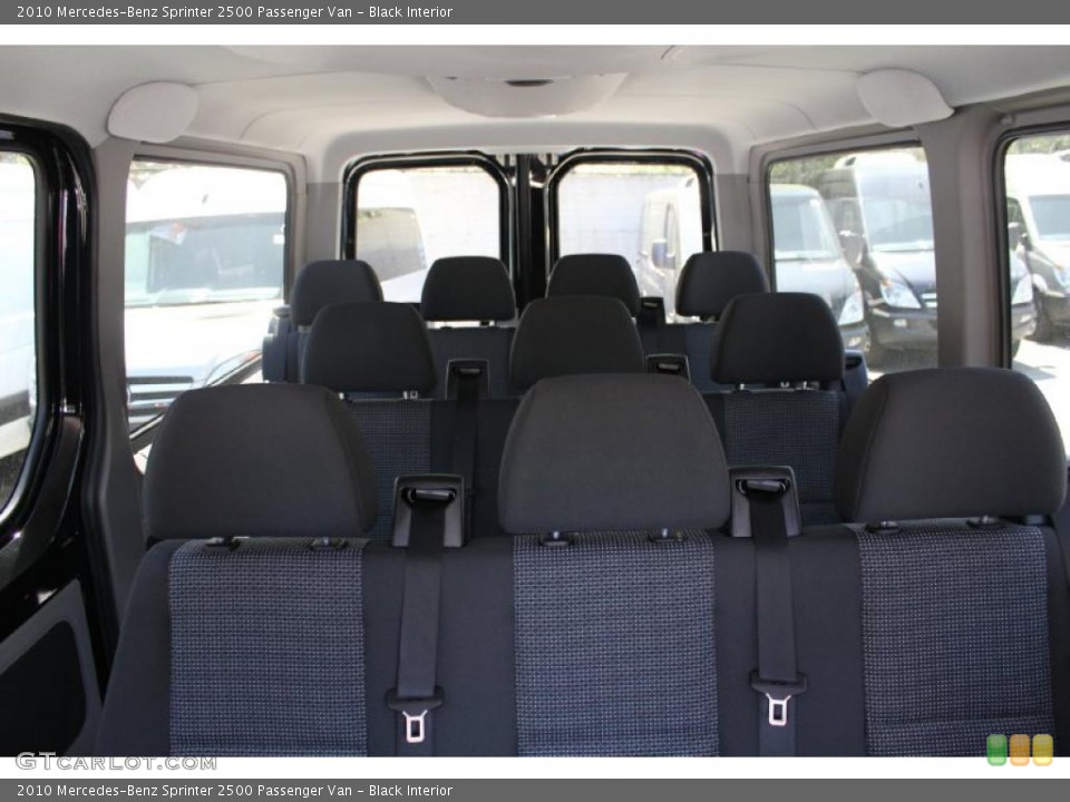 Black Interior Photo for the 2010 Mercedes-Benz Sprinter 2500 Passenger Van #48675012