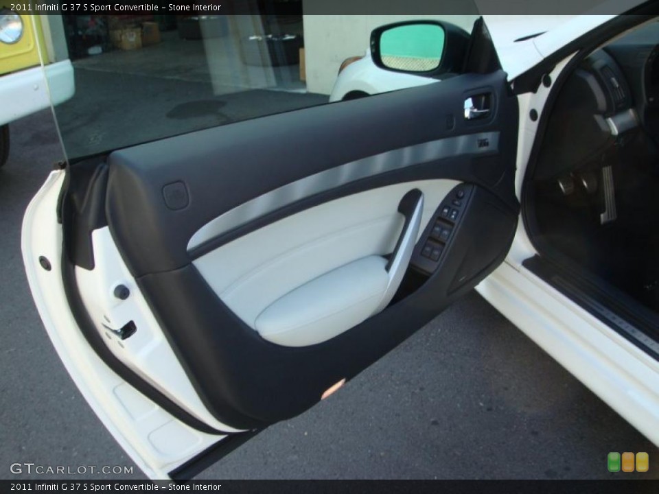 Stone Interior Door Panel for the 2011 Infiniti G 37 S Sport Convertible #48675438