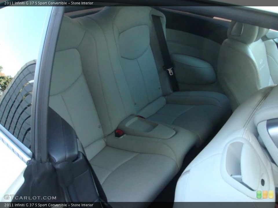 Stone Interior Photo for the 2011 Infiniti G 37 S Sport Convertible #48675524