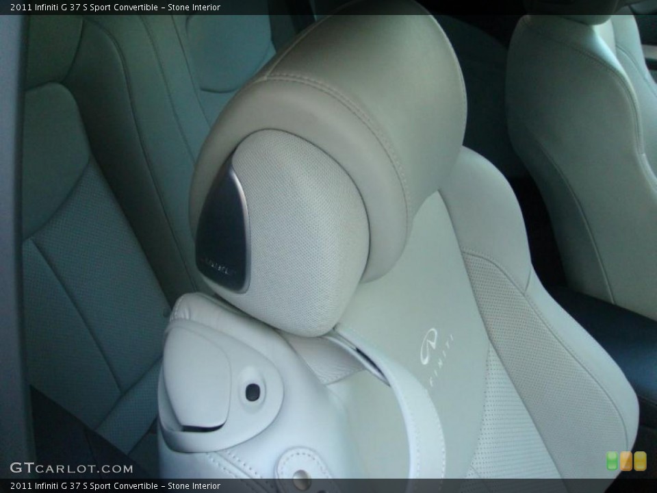 Stone Interior Photo for the 2011 Infiniti G 37 S Sport Convertible #48675537