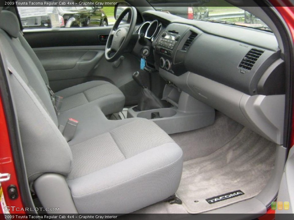 Graphite Gray Interior Photo for the 2009 Toyota Tacoma Regular Cab 4x4 #48675636