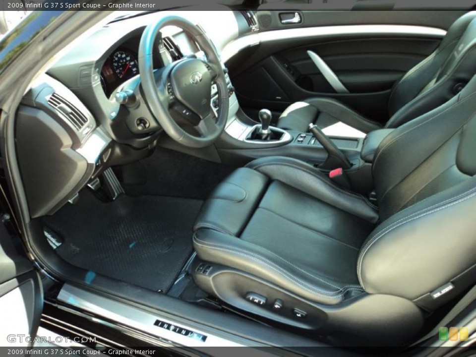 Graphite Interior Photo for the 2009 Infiniti G 37 S Sport Coupe #48675828