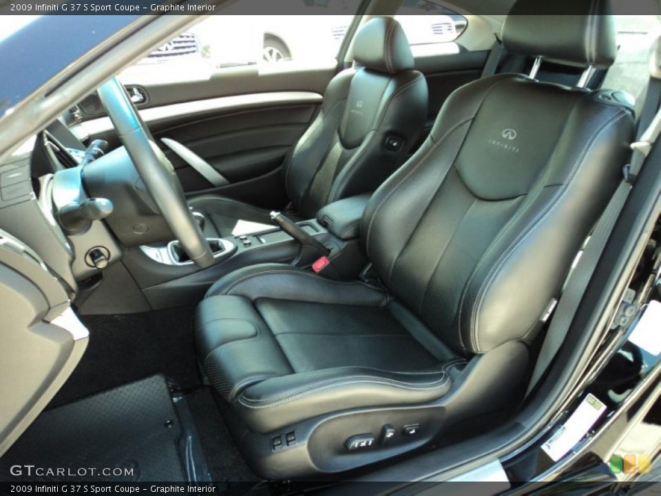 Graphite Interior Photo for the 2009 Infiniti G 37 S Sport Coupe #48675848