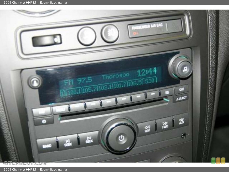 Ebony Black Interior Controls for the 2008 Chevrolet HHR LT #48676377