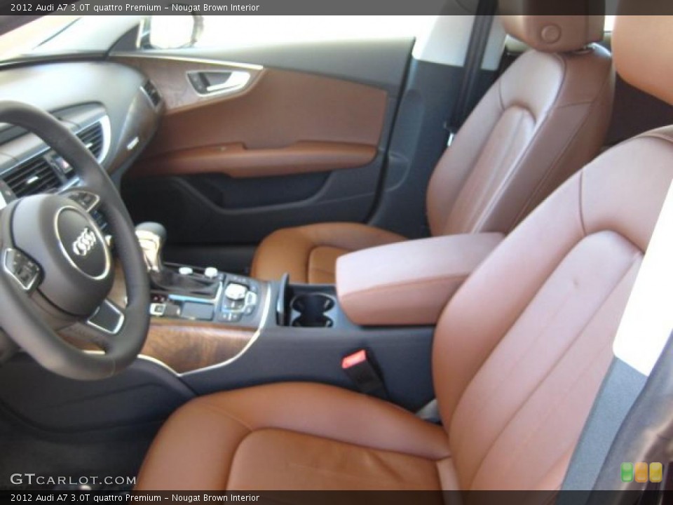 Nougat Brown Interior Photo for the 2012 Audi A7 3.0T quattro Premium #48677874