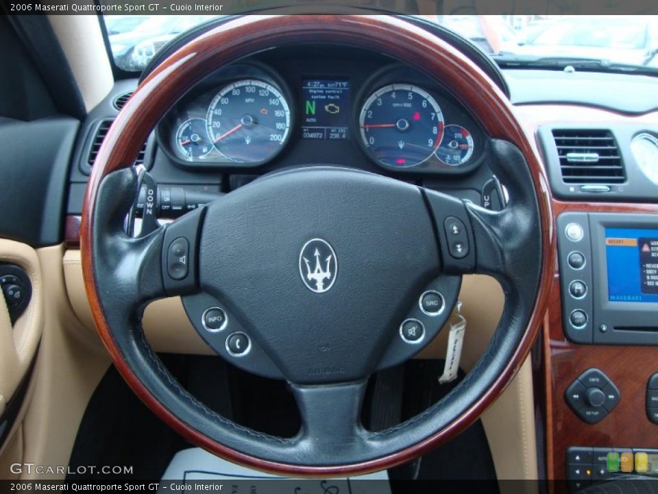 Cuoio Interior Gauges for the 2006 Maserati Quattroporte Sport GT #48677929