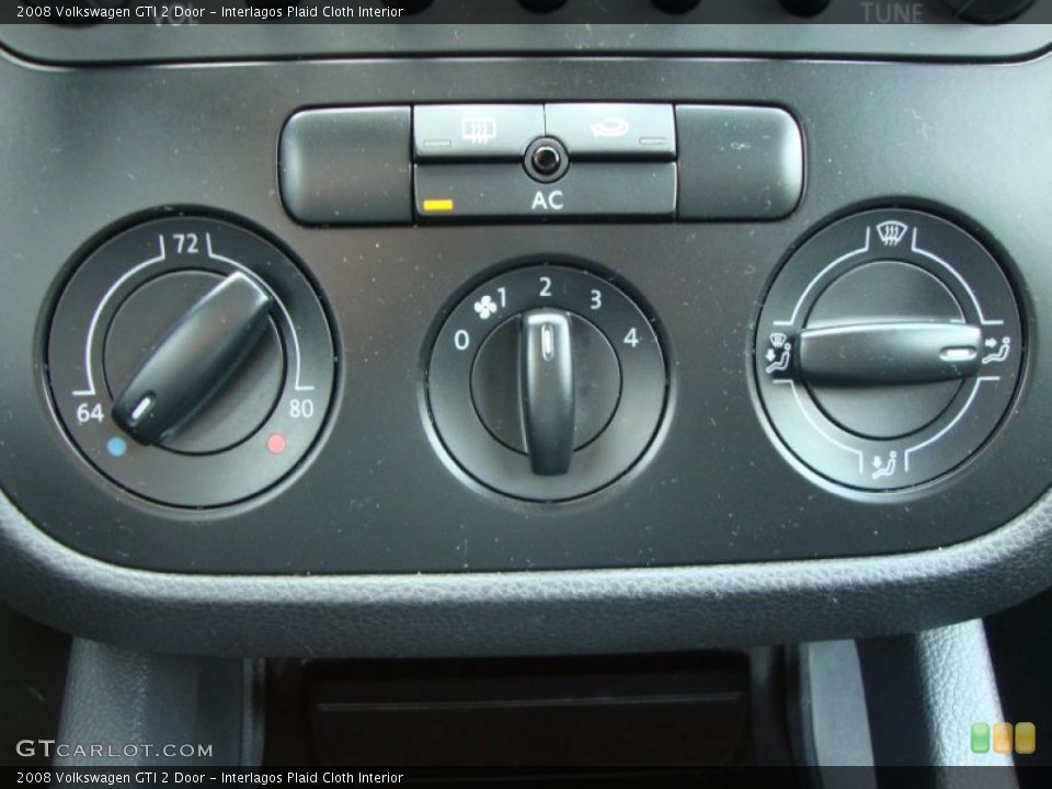 Interlagos Plaid Cloth Interior Controls for the 2008 Volkswagen GTI 2 Door #48678682