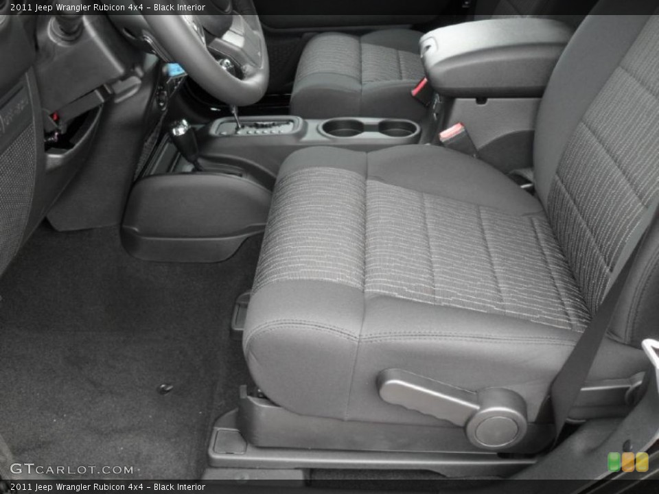 Black Interior Photo for the 2011 Jeep Wrangler Rubicon 4x4 #48679496