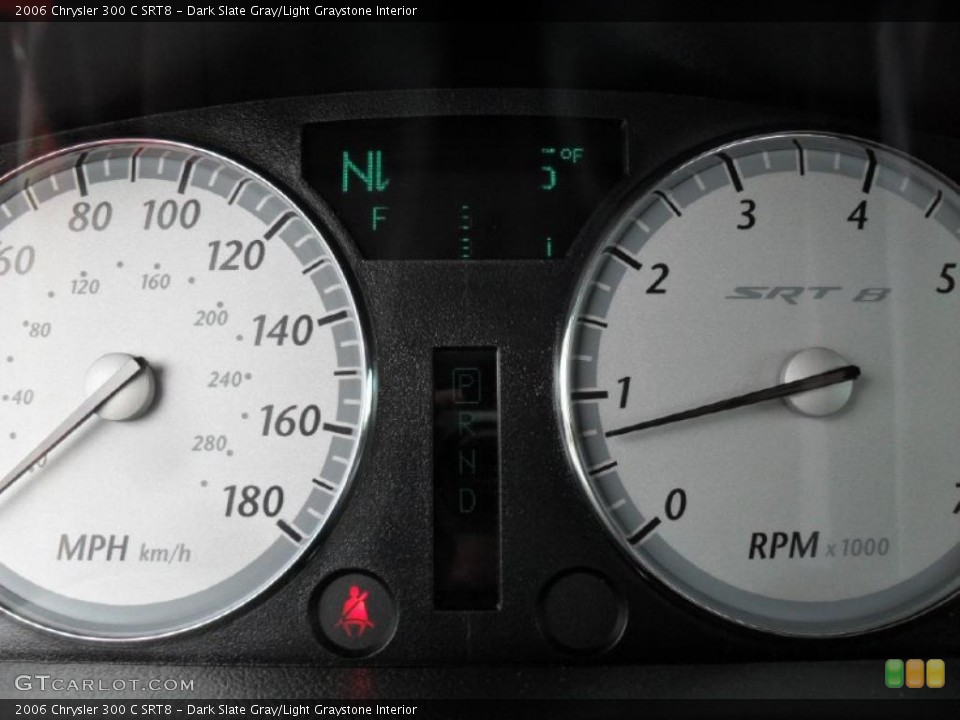 Dark Slate Gray/Light Graystone Interior Gauges for the 2006 Chrysler 300 C SRT8 #48680663