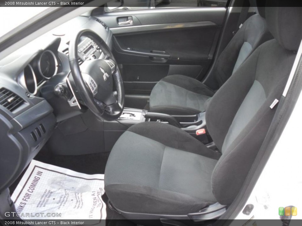 Black Interior Photo for the 2008 Mitsubishi Lancer GTS #48683600