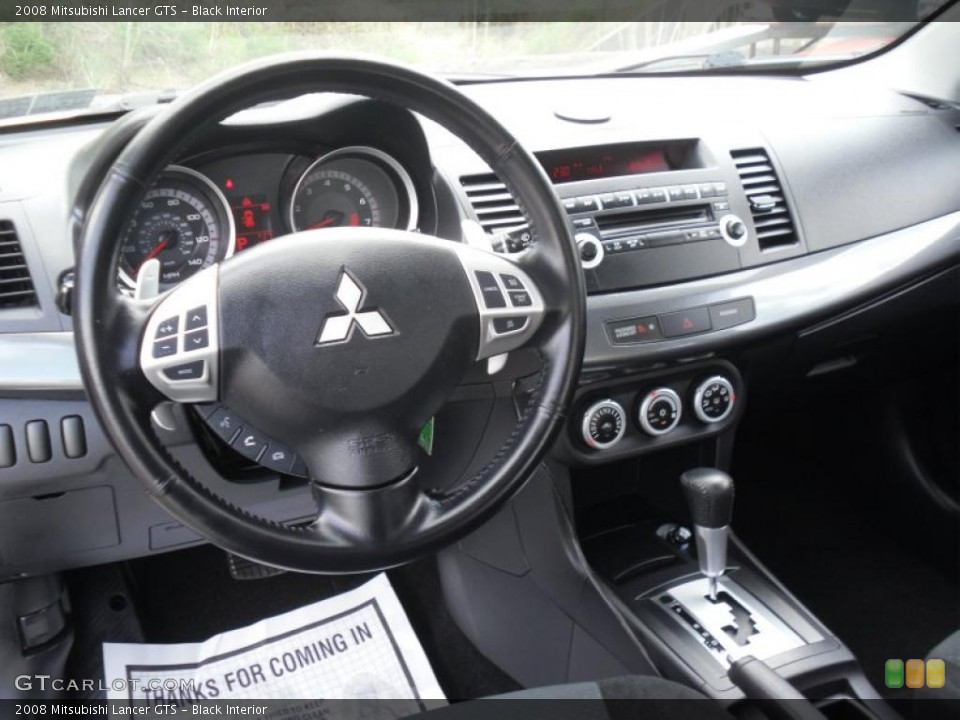 Black Interior Dashboard for the 2008 Mitsubishi Lancer GTS #48683630