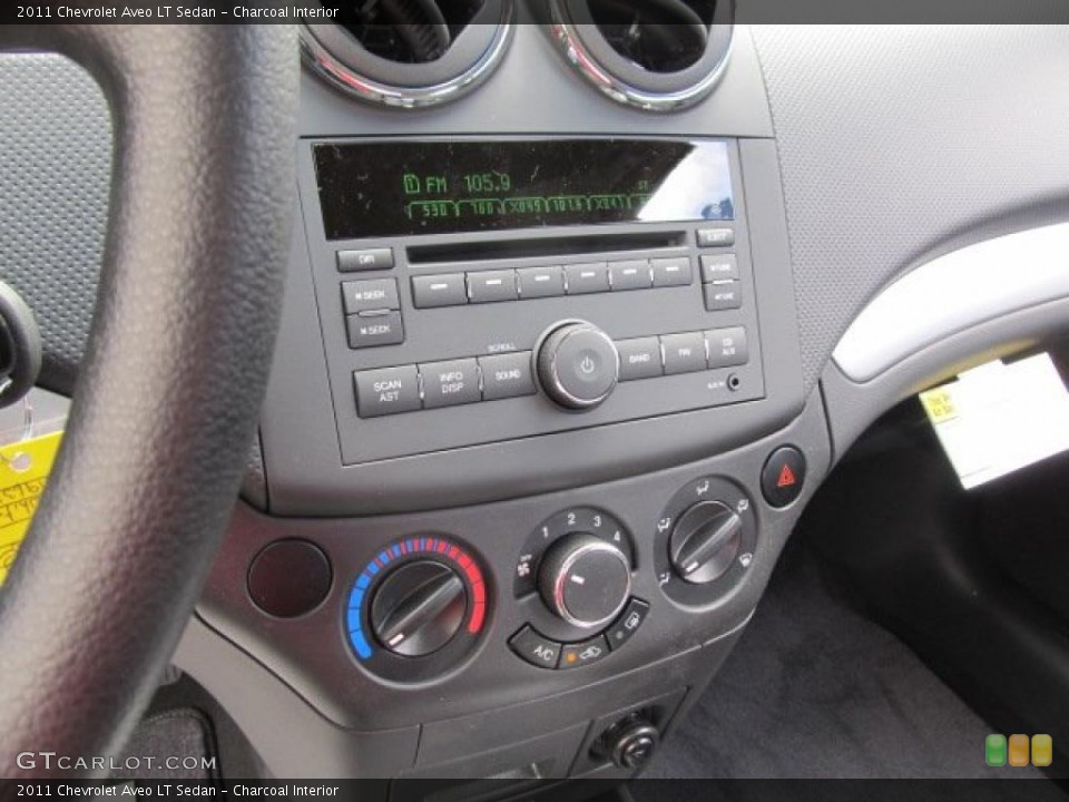 Charcoal Interior Controls for the 2011 Chevrolet Aveo LT Sedan #48683819