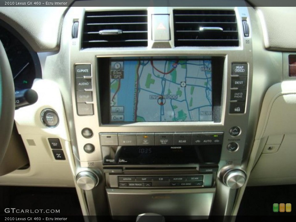Ecru Interior Navigation for the 2010 Lexus GX 460 #48683959