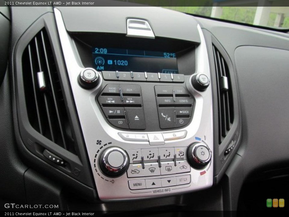 Jet Black Interior Controls for the 2011 Chevrolet Equinox LT AWD #48684957