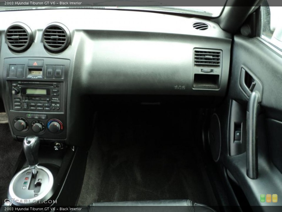 Black Interior Dashboard for the 2003 Hyundai Tiburon GT V6 #48685232