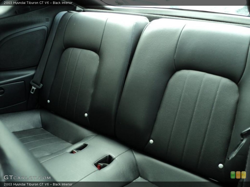 Black Interior Photo for the 2003 Hyundai Tiburon GT V6 #48685250